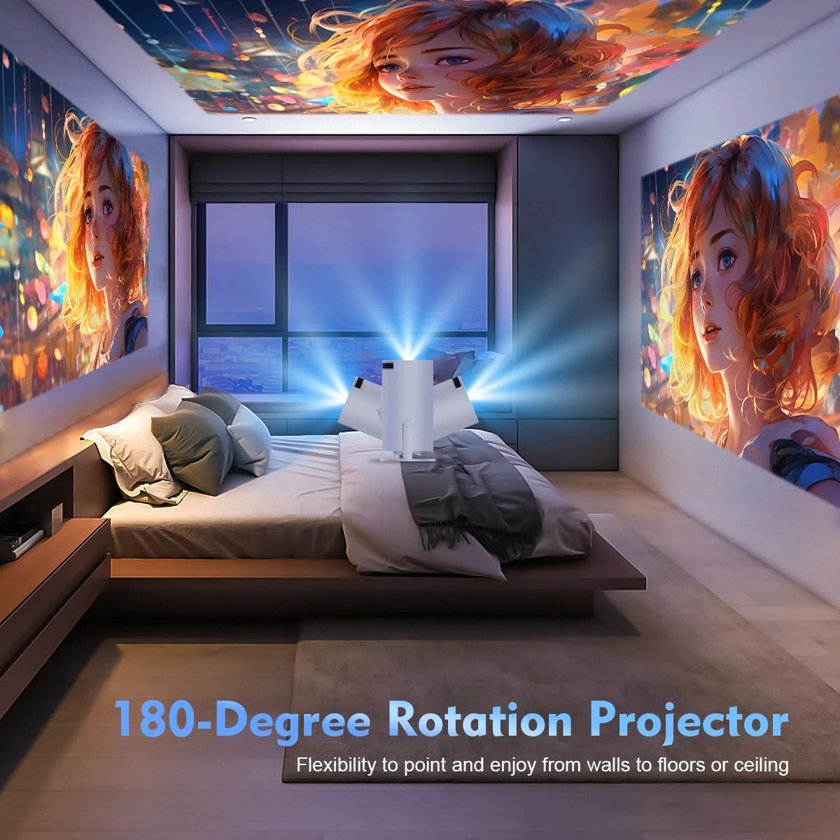 Portable Projector 4K HD (Theater Edition)